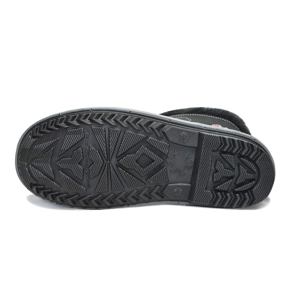 Pajar OSCAR Winter Bean Snow and Warm Men's Boots, Boots, Shoes, Leather, Waterproof, (Size 26.5cm, Black)