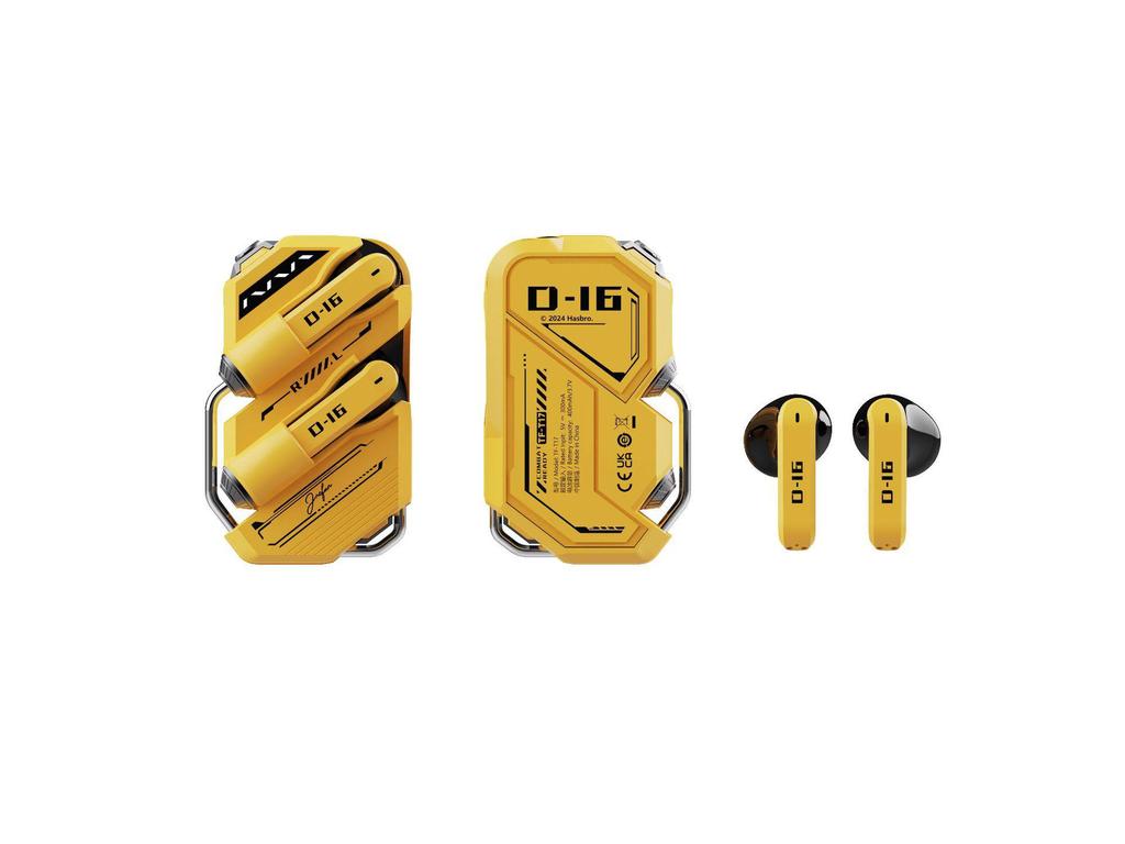 GQ-16 Bluetooth Headset: Cool Mecha Style, Semi-In-Ear, High-Quality Noise Reduction