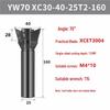 Long-Edge Dovetail Cutter Holder for XCET3004 Milling: 55°, 60°, 75° V-Groove & Disc Bottom Cleaning