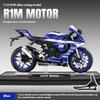 1/12 Yamaha R1M Car Model Simulation Sound and Light Belt Base Motorcycle Toy Ornaments To Give Your Boyfriend Gift