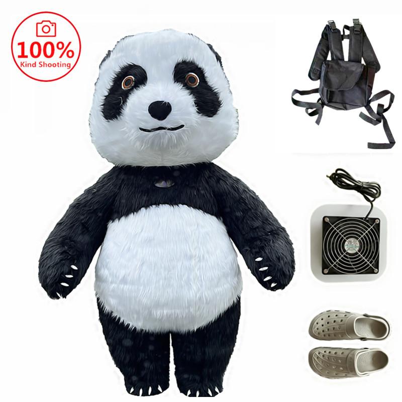 Aufblasbares Cartoon-Puppen-Kostüm, Eisbär-Tierkostüm, Cosplay-Kostüm, Kommerzielle Feier, Panda-Geburtstagsparty-Kostüm