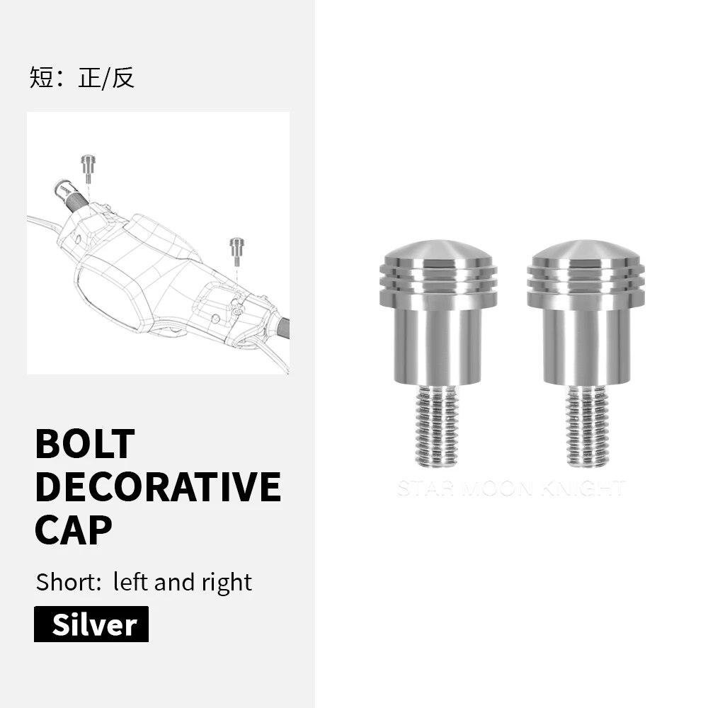 Motorcycle Rearview Mirror Bolts Screw Bolt Decorative Cap For Vespa Sprint Primavera GTV GTS GT LXV LX LT ET4 Elettrica ET2 946
