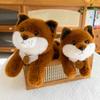 New Plush Toy Fox Doll Simulation Zoo Rag Doll Throw Pillow for Children's Gift Large Size