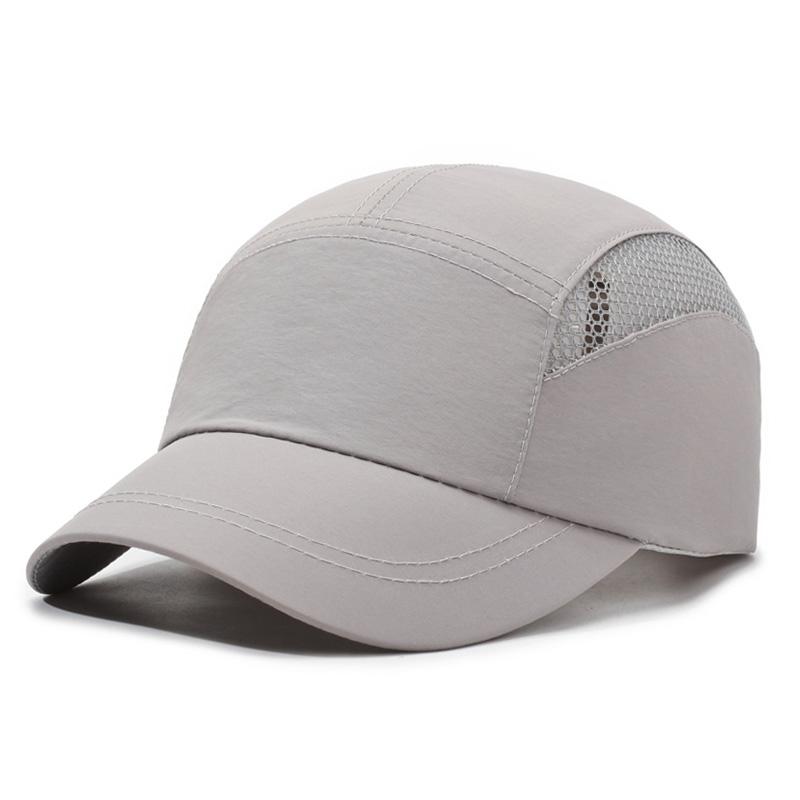 Quick-Dry Breathable Summer Short-Brim Baseball Cap Unisex Outdoor Sun Protection Casual Sports Sun Hat