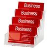 Deflecto Business Card Holder (4 Pockets)