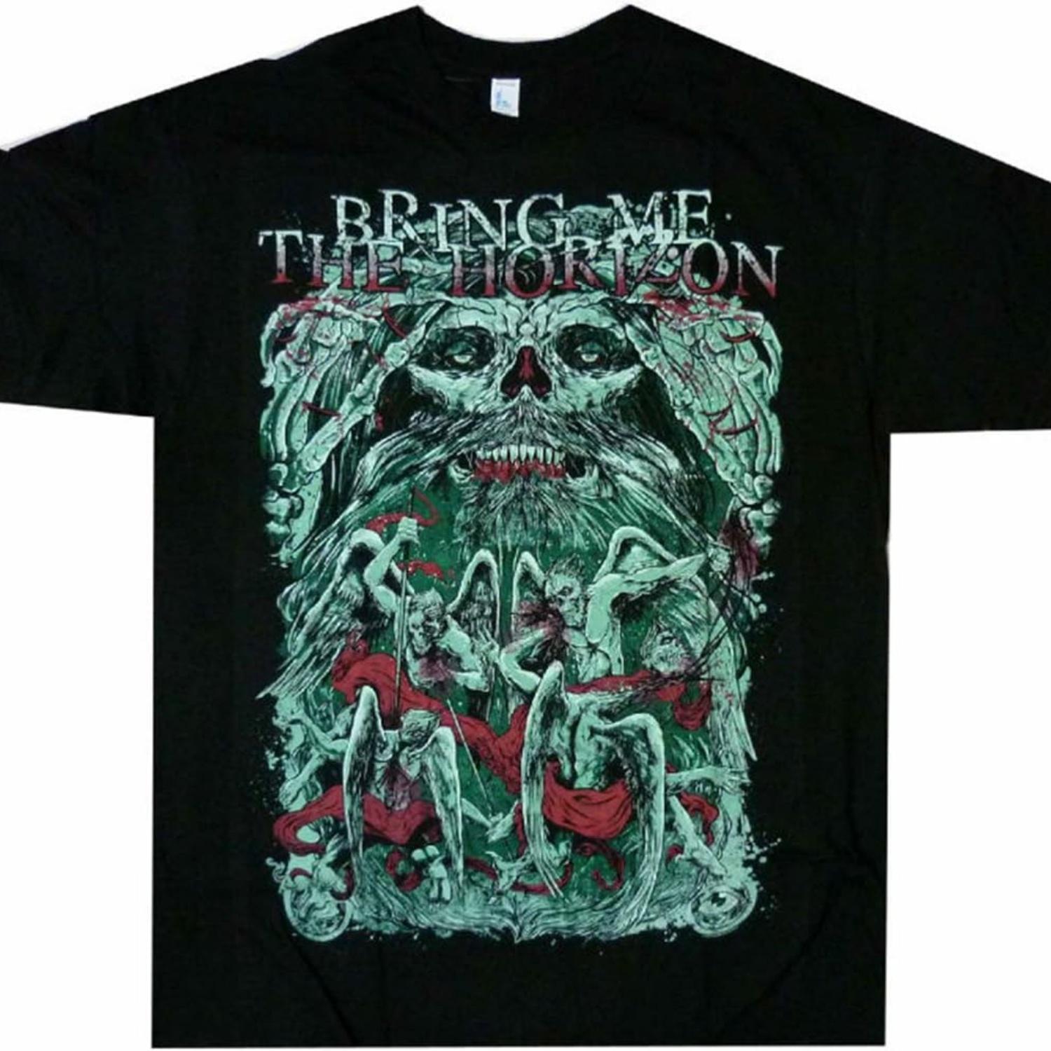 

Мужская футболка Bring Me The Horizon Belanger, большая, черная XXXXXL чёрный