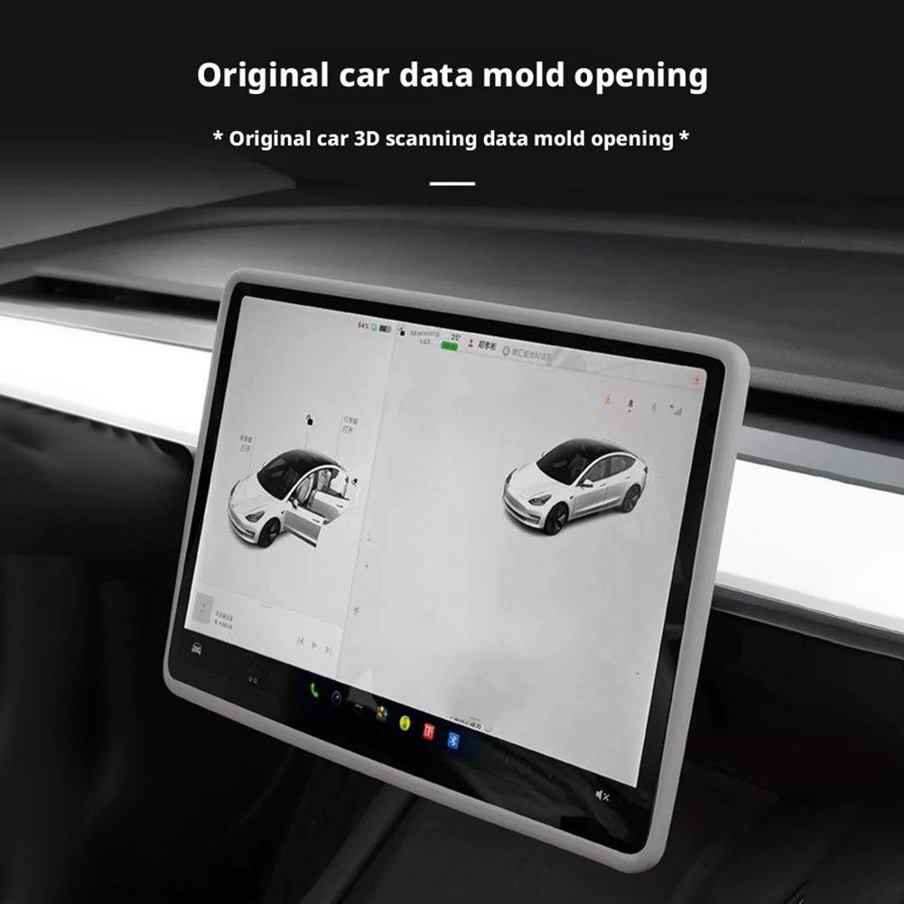 For Chery Tansuo 06 2025 2026 Car Screen Protective Frame Car Console Accessory Protector Interior Silicone Protective Car C8B6