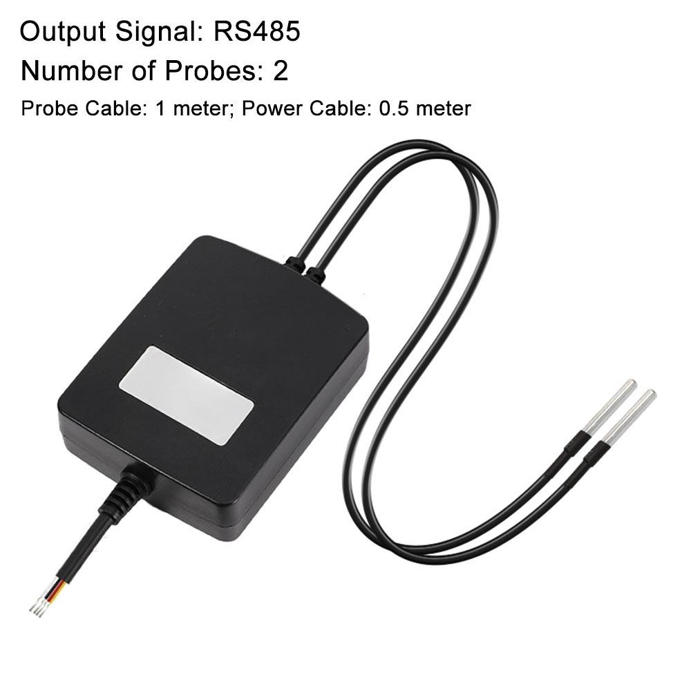 1PCS RS485 Multi-Channel Temperature Acquisition Module Digital Sensor with DS18B20 Probe Transmitter