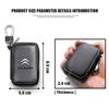 Portallaves de Cuero para Coche Llavero de Coche Organizador de Bolso Estuche para Llaves de Coche para Citroen C4 C3 C5 C1 C2 Berlingo C-Elysee C4-Picasso