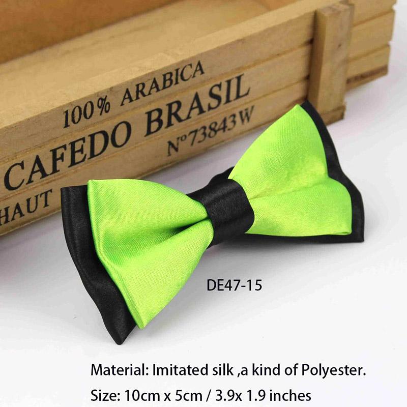 Classic Children's Bow Tie Baby Boy's Girl Fashion Solid Color Adjustable Bow Tie Children's Two-tone Pet Dog and Cat Bow Tie