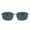 New Fashionable Frameless Cut Edge Sunglasses With High Quality And Box Uv Resistant Driving Sunglasses