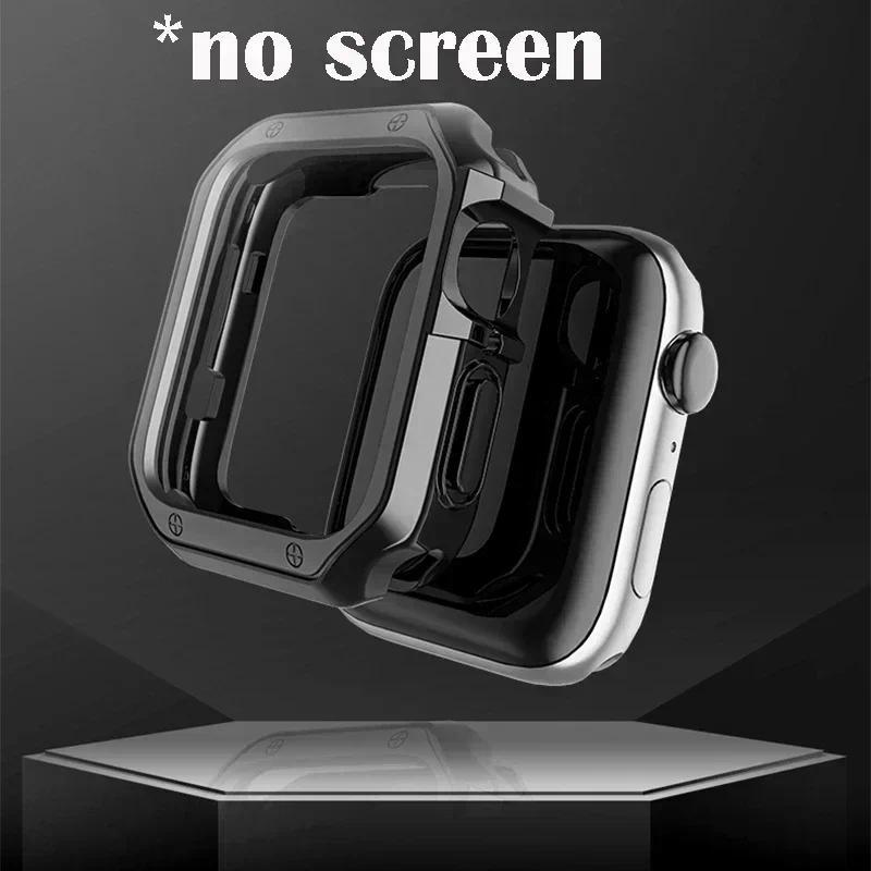 TPU Stoßstangen Schutzhülle Für Apple Watch 46/49/45/44/42/41/40/38mm Für iWatch Serie Ultra3 2 11 10 9 8 7 6 5 4 3 Se3/2/1 2 1