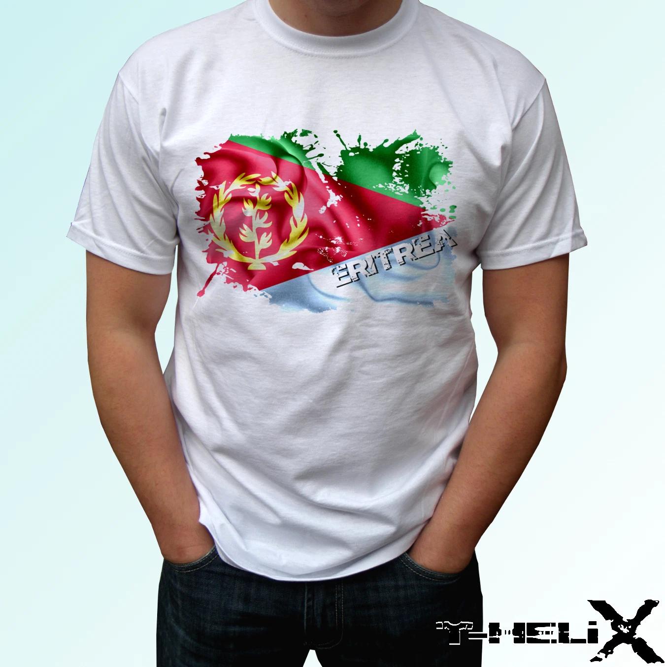 

Eritrea flag - white kids boys T-Shirt top Africa design - s s kids & baby sizes 140