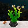 Aquarium Landscape Fluorescent Coral Simulation Coralreef Fish Tanks Decoration Aquatic Pet Landscaping Plant Figurine
