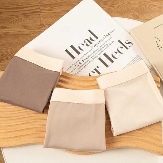 Slip da Uomo a Vita Media con Elastico in Vita, Tinta Unita con Stampa di Lettere, Mutandine Traspiranti U-convex