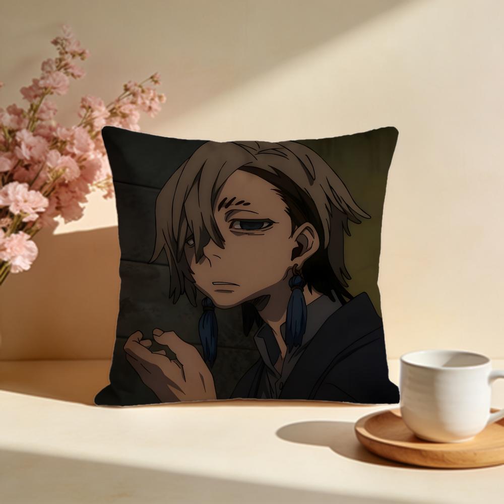 Hot GGachiakutaing Cushion Cover Stylish Washable Pillow Cover Ideal for Couch Bedroom Car Decoration