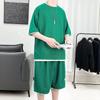 Men's Waffle Ice Silk Casual Short Set