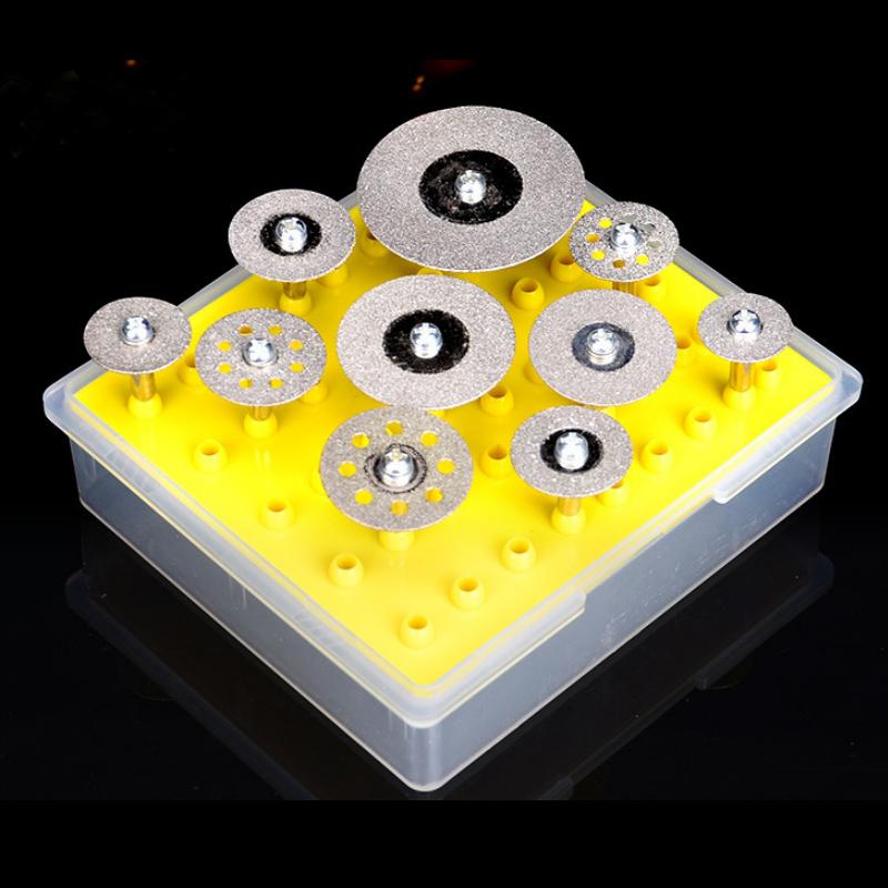 

50pcs Diamond Grinding Heads Set 3.0mm Shank Grinding Burrs For Dremel Abrasive Rotary Tools Grinder Head Diamond Burr