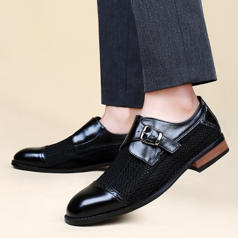 Fashion Luxury Men's Shoes Elegant Gentleman  Design Style Daily Formal Dress Party Outdoor Casual Fashion Shoes Breathable