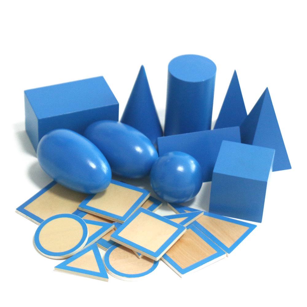 

Montessori Geometric Solids: Sensory and Intellectual Development Toys for Kindergarten