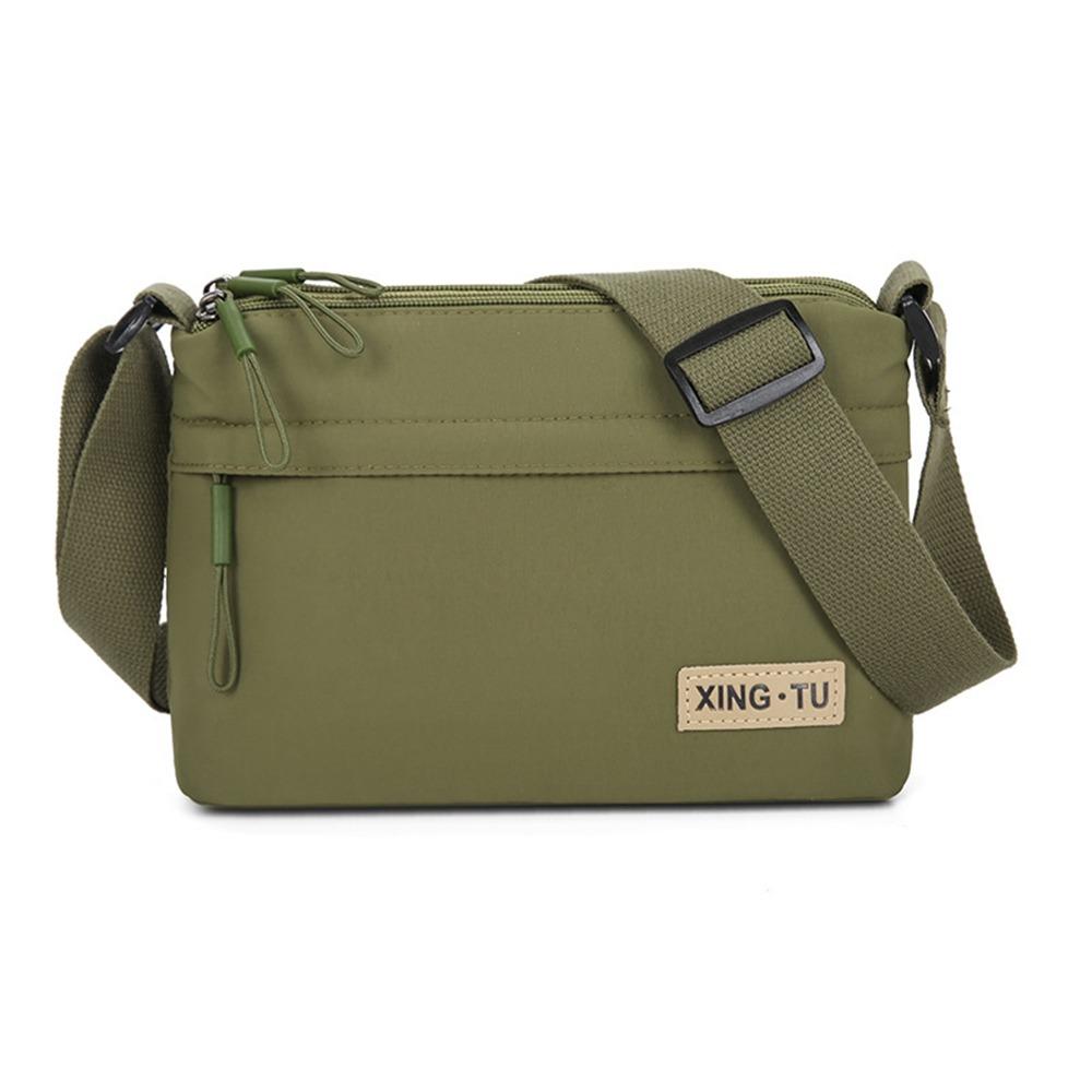 

Холщовый женский рюкзак на молнии Оксфордская сумка через плечо Портативная нейлоновая сумка через плечо для шопинга