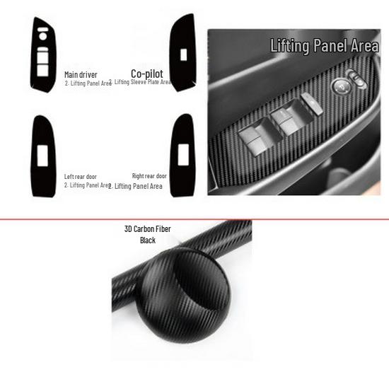 

Наклейки для отделки рычага переключения передач салона Honda Fit 2021