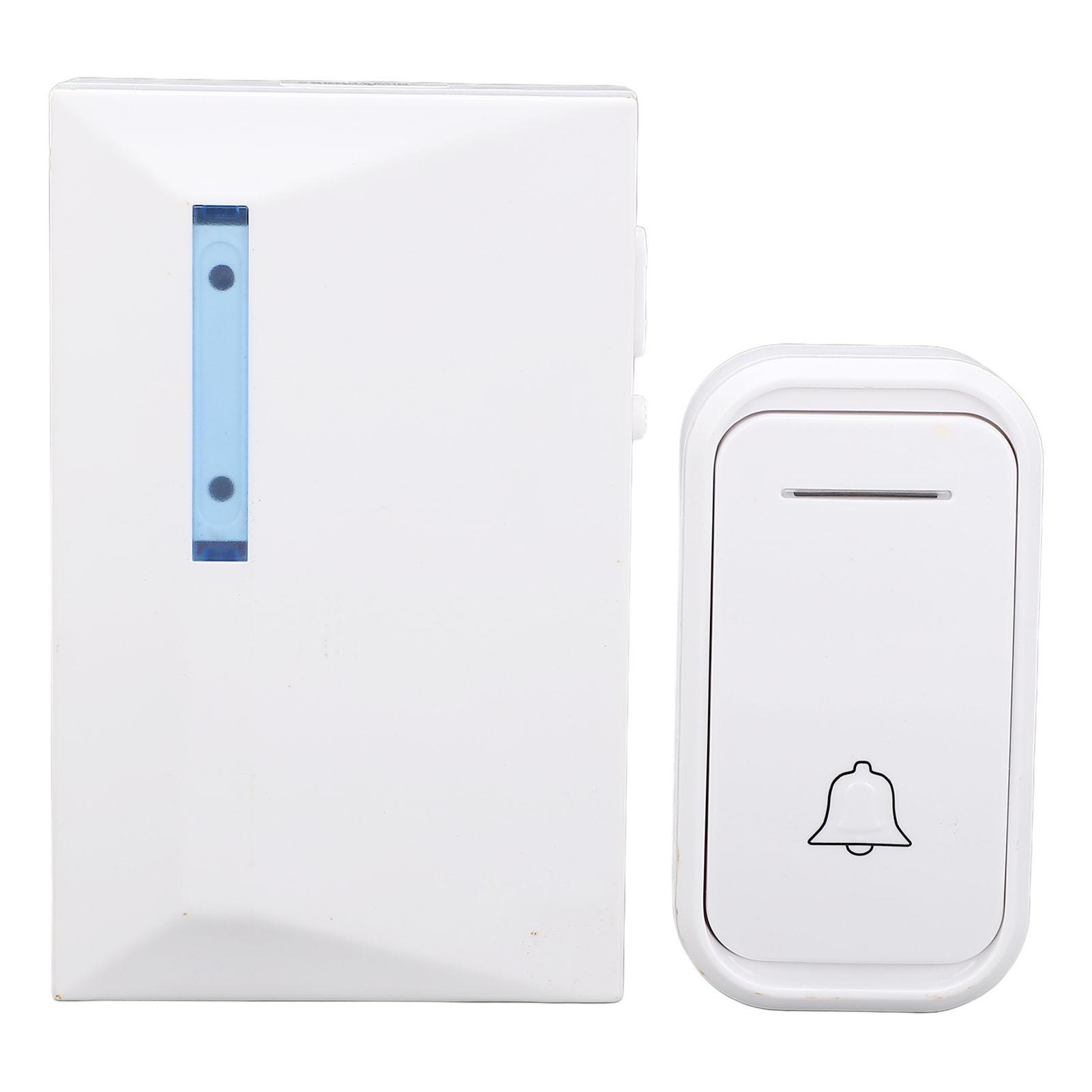 

Wireless Doorbell 262ft 80m Operating Range 38 Ringtones 4 Volume Levels Doorbell Ringer With Mute Mode for Home