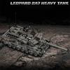 1007pcs Military Series Building Blocks Model War Leopard 2A7 Heavy Tank Bricks Sets WW2 Creative Toys Adult Gifts Room Decor