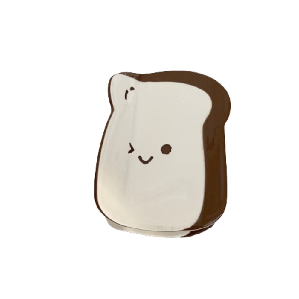Cartoon Acetic Acid Grab Clip Acetic Acid Croissant Claw Clip Bread Shape Hair Claw  Daily