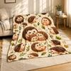 Hedgehog Coral Fleece Blanket