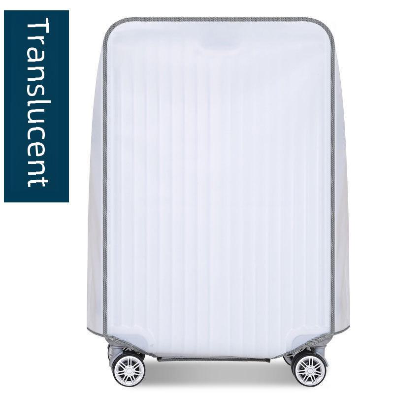 Durable Waterproof Clear Suitcase Cover - Protective PVC Trolley Case Cover Protects Against Wear, Dust, and Water.