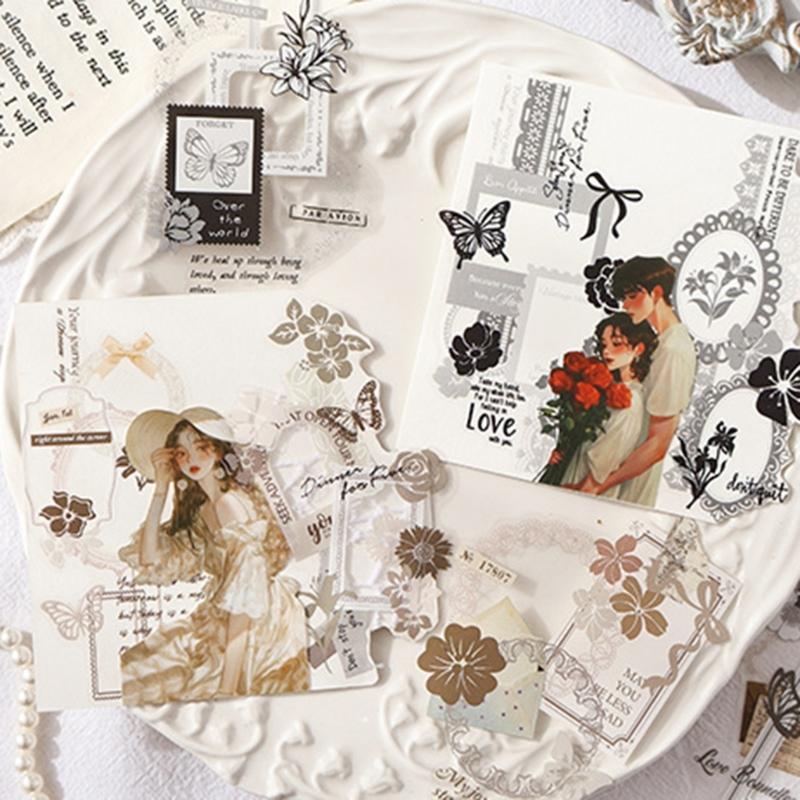 Decorative DIY Sticker For Planners Stationery And Notebook Easy Remove Design Multiple Pattern Optional Waterproof