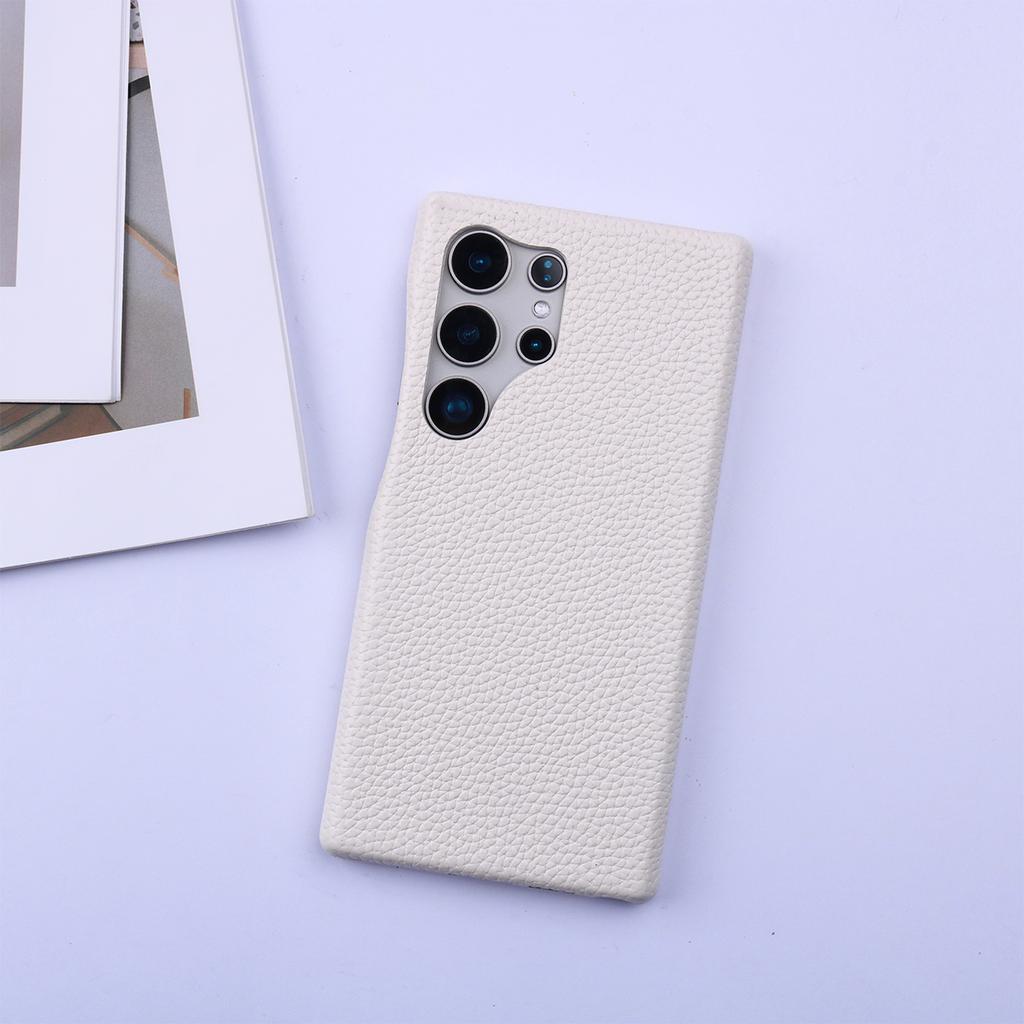 Luxury Lychee Pattern PU Leather Phone Case For Samsung For Galaxy S25 S24 S23 S21 S20 FE S22 Plus Note 20 Ultra A52 A53 A54 5G