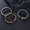 316L Fashion New Twist Cone Stainless Steel Popular Bracelet Women Men Charm Simple Gold Jewelry Wife Mom Gift