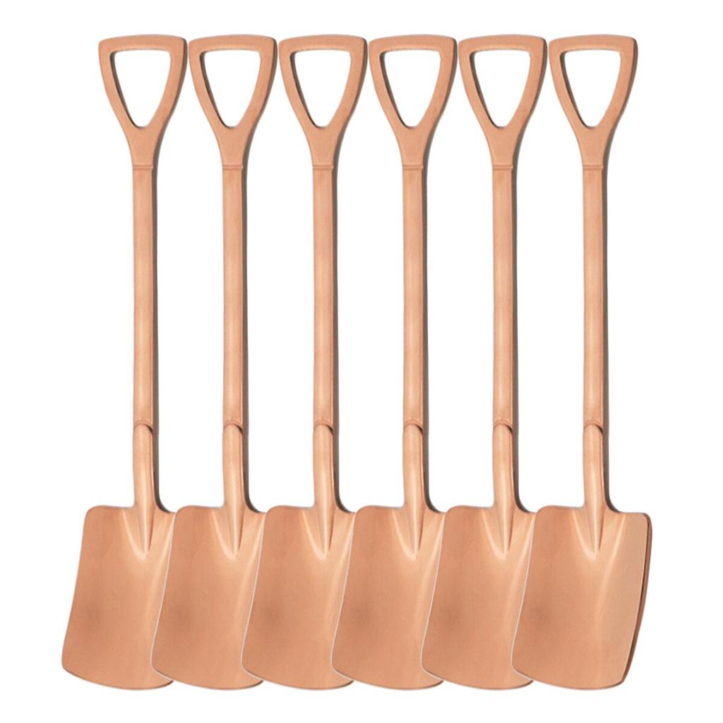 304 Stainless Steel Shovel Spoon Set Ice Cream Stirring Spoon Tool Creative Spoon Dessert Spoon Cutlery Set Kitchen Accessories