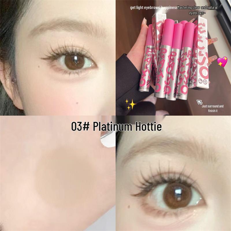 

Карандаш и пудра для бровей в корейском стиле, стойкие, не размазывающиеся, с розовым колпачком и расческой