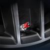 qdjfz10 4Pcs Car Wheel Tire Valve Caps Air Stem Covers Accessories For Ford Kuga Transit Ecosport Focus Ranger Mondeo Fusion ST Mustang