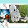 Halloween Spökhund Gående Dekor Figur för Hem Trädgård Fest Modern Stil Gåvor