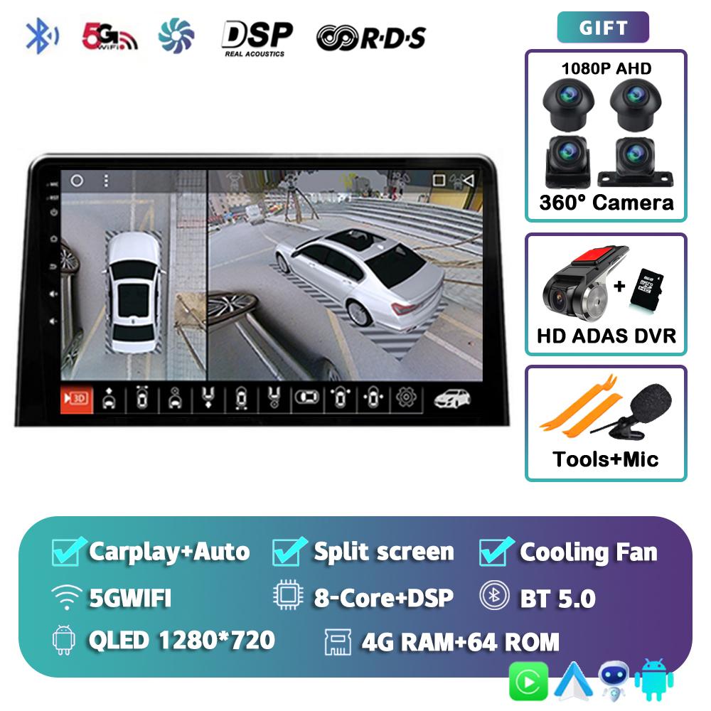 Android 14 Carplay Car Radio For Citroen Berlingo 2019 Peugeot Partner Rifter 2020 For Opel Combo Multimedia Player Stereo Audio