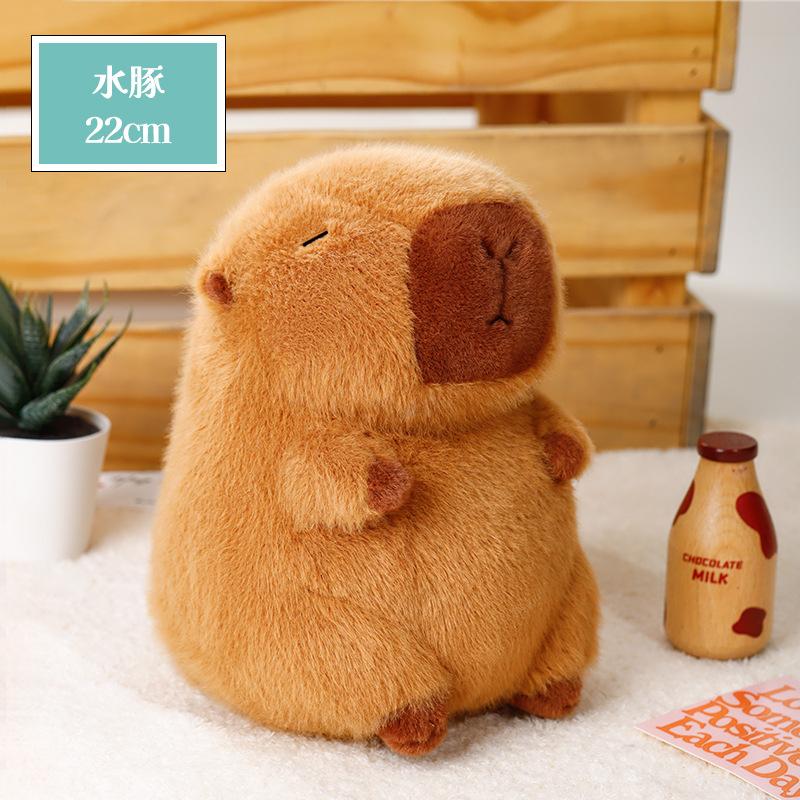 Internet celebrity hit capybara doll doll capybara plush toy creative doll birthday gift