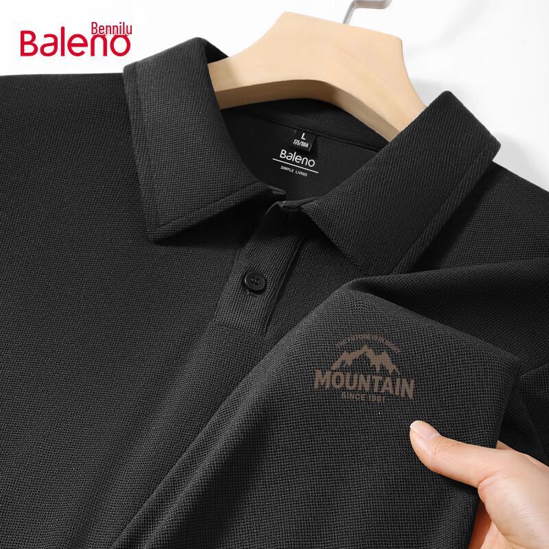Baleno Men s Loose Fit Waffle Polo Shirt L