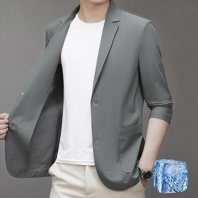 Blazer Simple Business Top Trendy Spring and Summer New Style Men's Casual Single Suit Men's Clothing