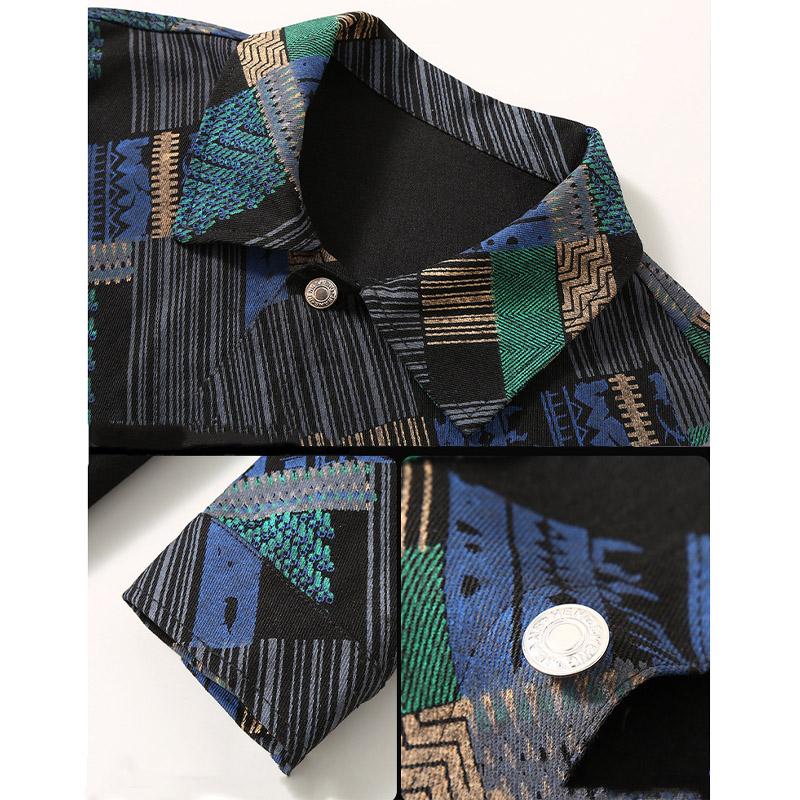 Men's Spring and Autumn Denim Jacket Plus Size Youth Loose Lapel Work Jacket Men 4XL-11XL