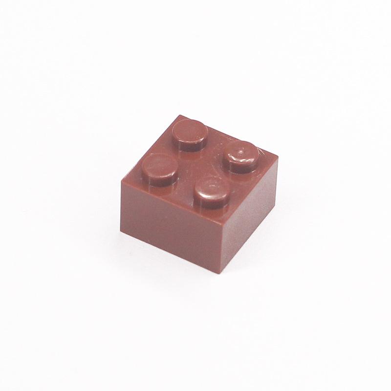 Small particle assembly building block accessories brick 2x2 basic parts toy