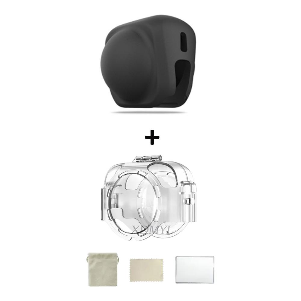 Anti-fogging Lens Guard Cap For Insta360 X4 Panoramic Sports Camera Transparent Protective Cover Anti-Scratch Shell Accessories