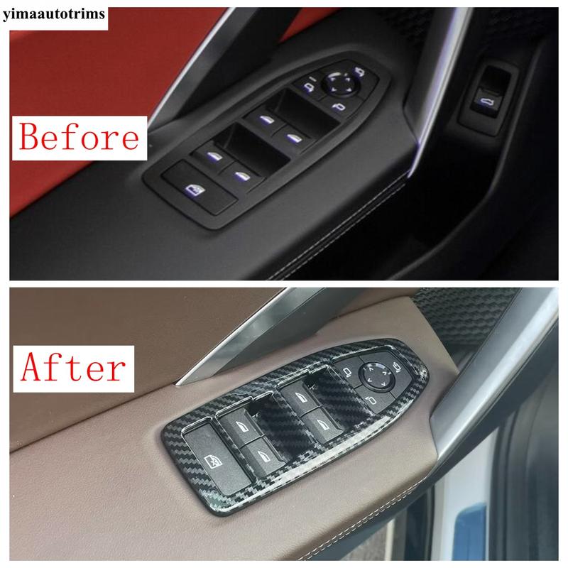 Window Lift / Handle Bowl / Head Lamp / Gear Shift Water Cup Cover Trim For BMW X1 iX1 U11 X2 iX2 U10  2024 2025 Accessories
