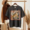 Vintage Tiger Graphic Tee, Traditional Tattoo Flash Shirt, Eagle and Snake Apparel, Japanese Streetwear, Edgy 90s Biker Clothing
