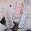 INS 3D Pětičlenný Love Pillar Silikonová forma Kreativní čokoláda na pečení Korejská forma na aromaterapii