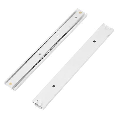 2 teile/satz Mini Aluminium Legierung Langlebig Glatte Gleitbahn für Schublade Schrank(140 mm)