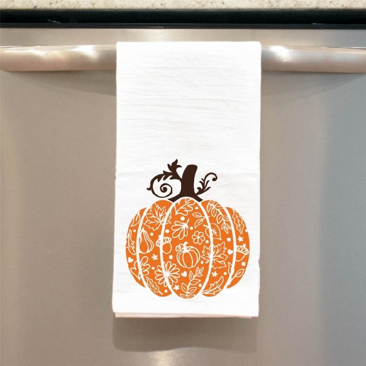 Sturdy Halloweens Kitchen Cloth Checkered Texture Cotton Fabric Blend Absorbent Dish Rag for Holiday Accent